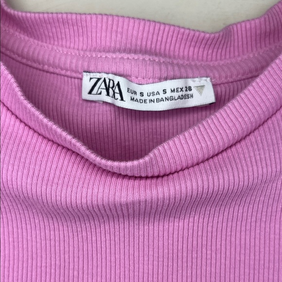 Pink Ruffled zara Top - Picture 2 of 2